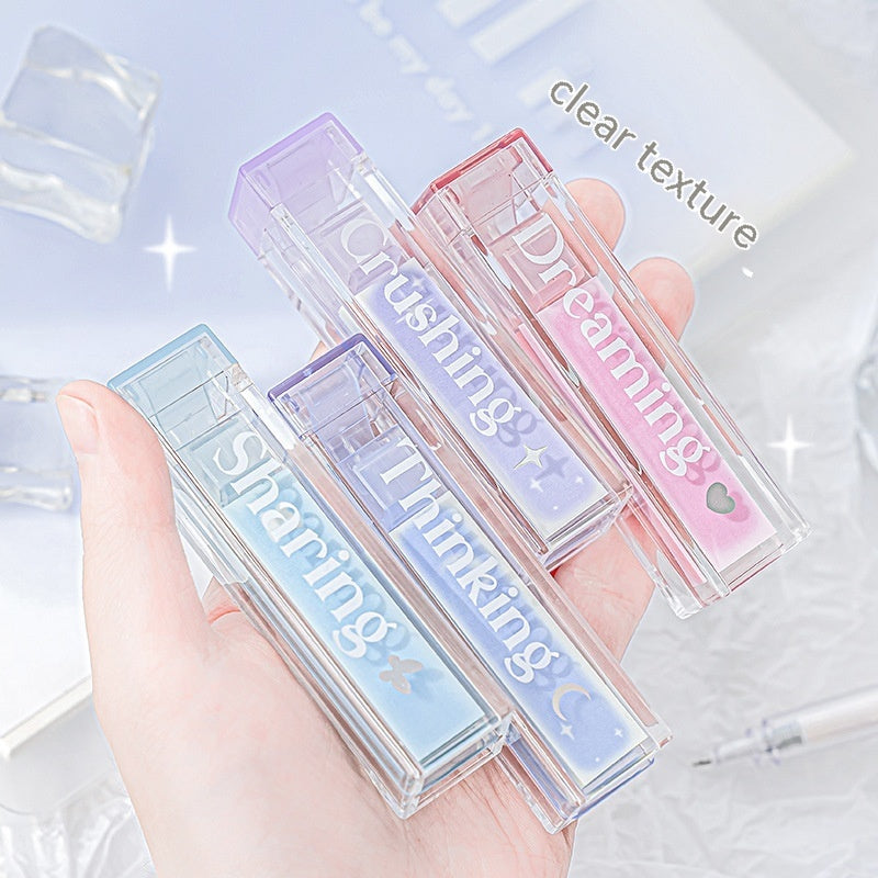 Rosyposy Gradient Blush Creative Lip Lacquer Modeling Index Sticky Notes