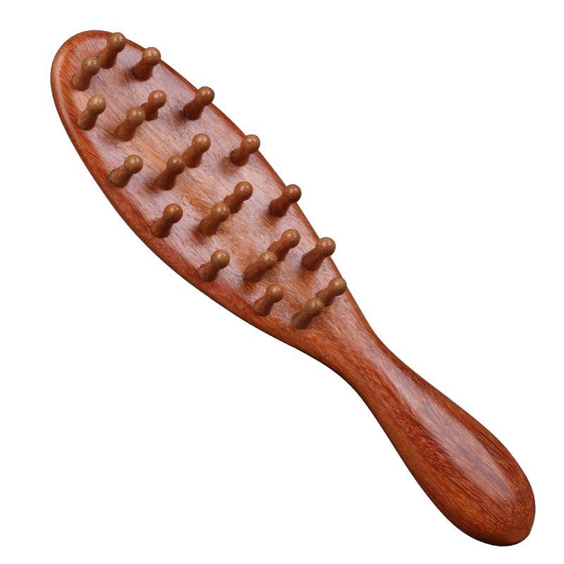 Massage Comb Head Ebony Meridian Comb