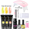 LimeGirl Nail Extension Gel Set Crystal UV Phototherapy