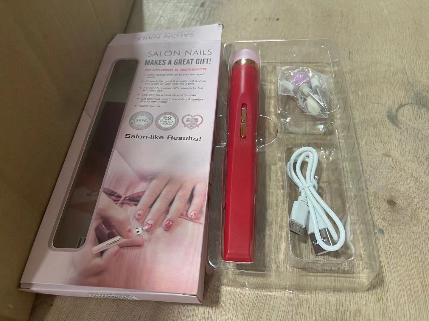 Salon Nails Cross-border Nail Piercing Device Electric Nail Trimmer Five-in-one Nail Polishing Machine Nail File Flawless Nail Polish