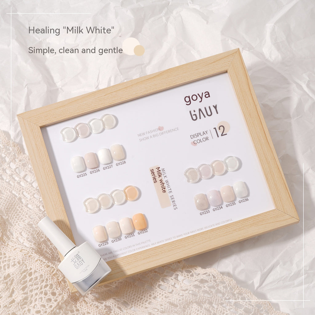 Goya GAOY Milk White Series UV Polish Yogurt Rice White Milk Nails