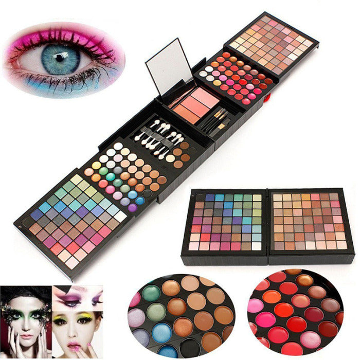 Veronni 177 Color Eye Shadow Lip Gloss Blush Combination Makeup