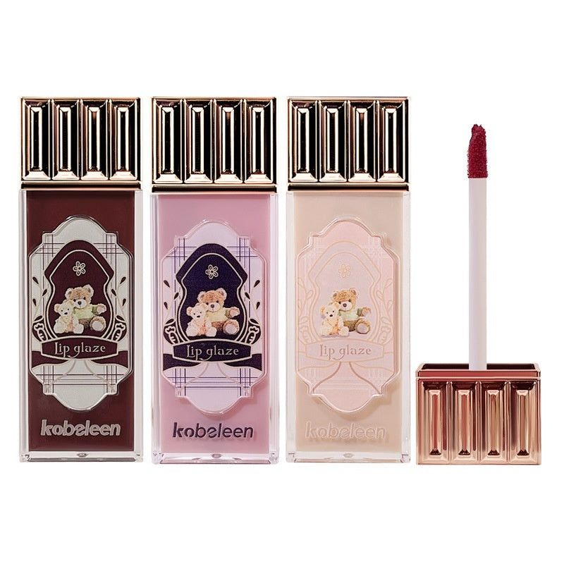 Kobeleen Cloud Bear Lip Lacquer Matte Velvet Matte Waterproof