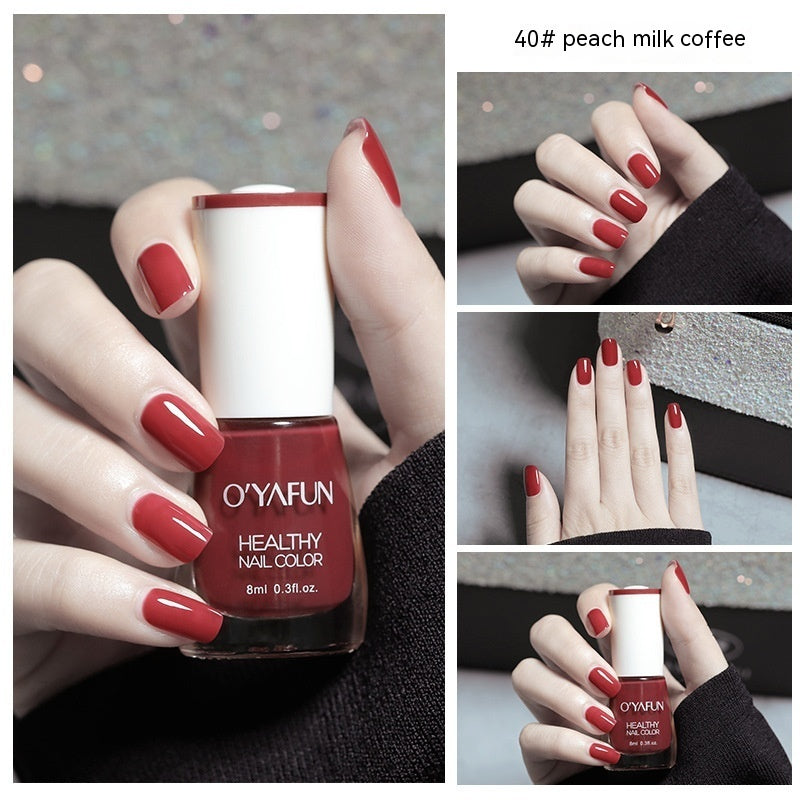 O'YAFUN Nail Polish New Water-based Long-lasting Quick-drying Transparent
