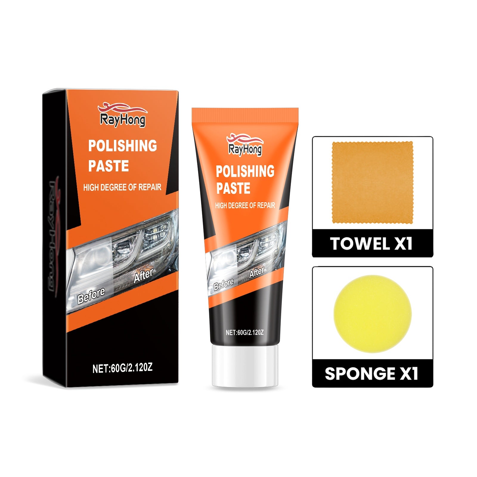 Car Headlight Refurbishment Cream
