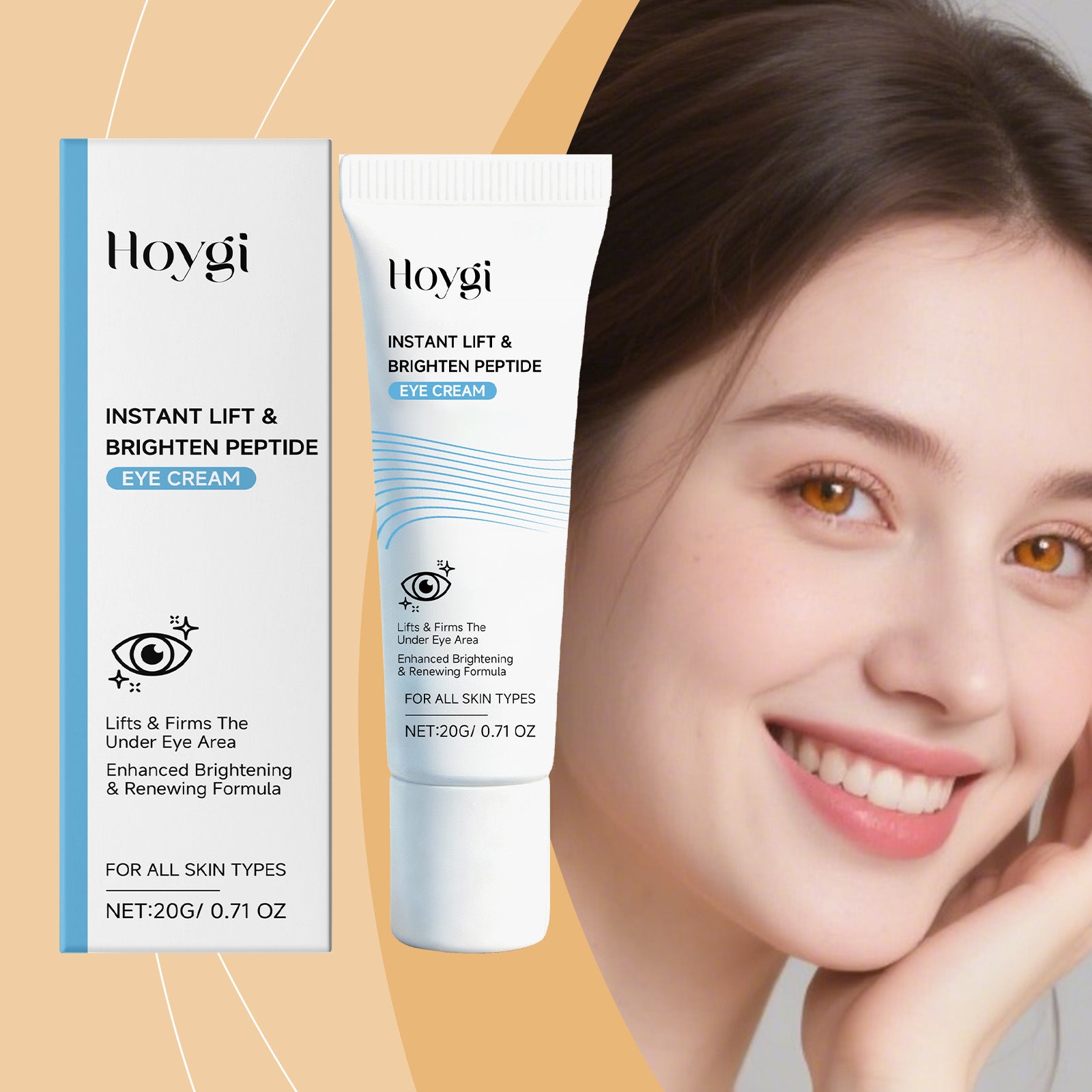 Instant Lifting And Brightening Peptide Eye Cream