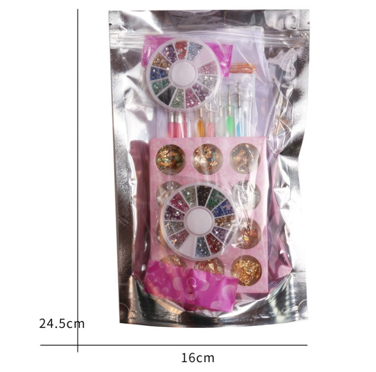 Nail Tool Set 15 Colored Pencil Point Drills