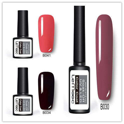 Lemooc Nail Art Pure Color Nail Polish