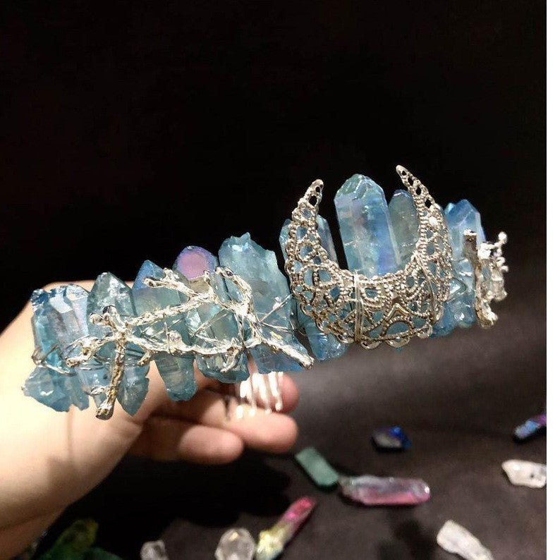 Festive Hair Comb On Moon Branch Hair Band