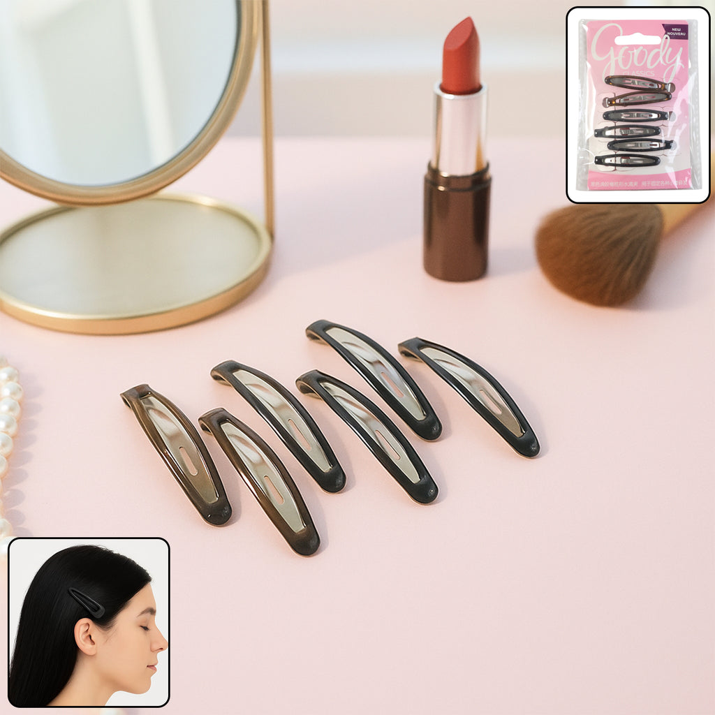 Hair Clips For Women  Girls - (6 Pc  Set)