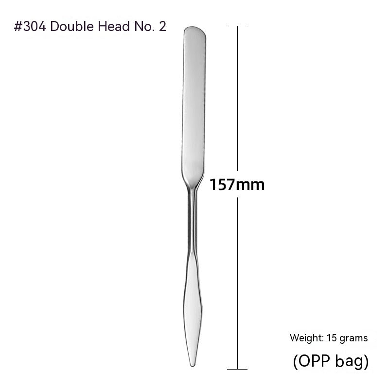 New Foundation Shovel Stainless Steel Toning Sticks Double-headed Stirring