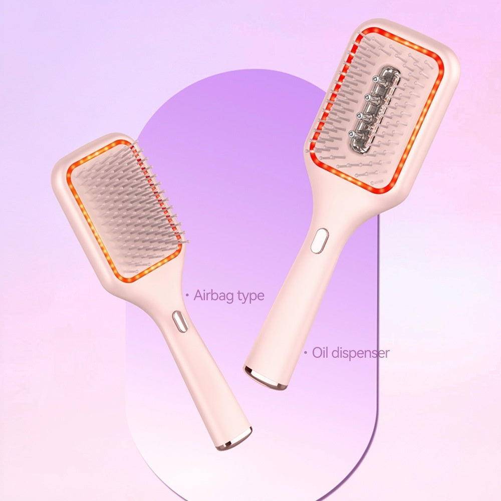 Healthy Hair Massage Comb Vibration Vertical Long-handled Comb Massage Scalp