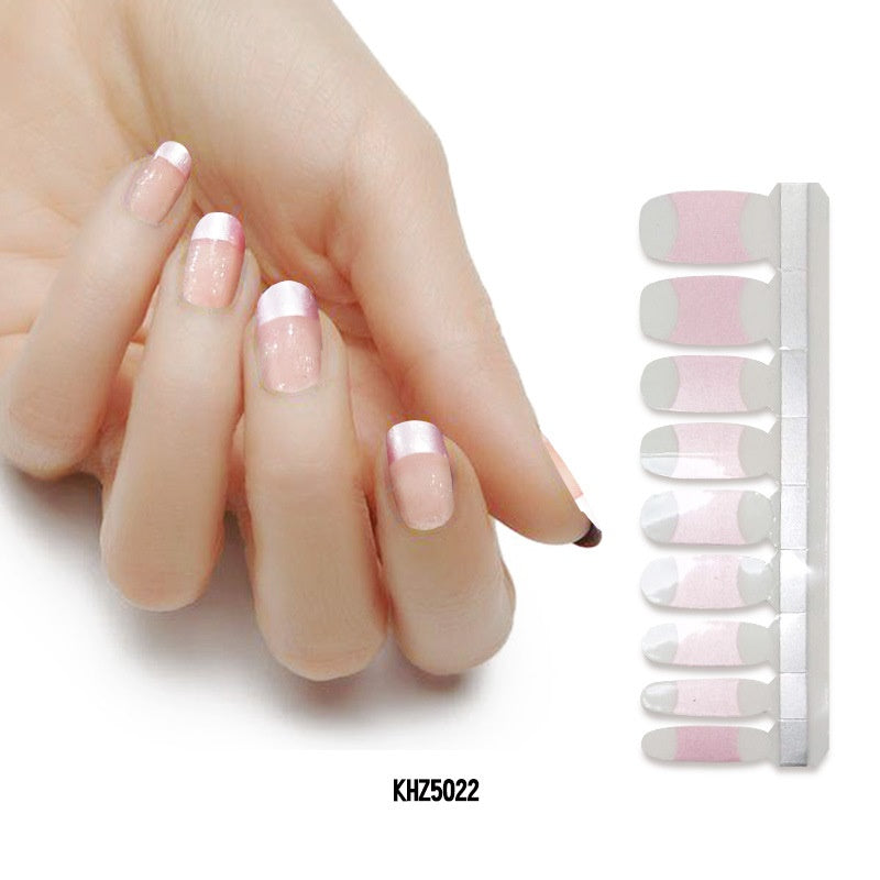 Applique Pearl gloss nail polish film nail sticker