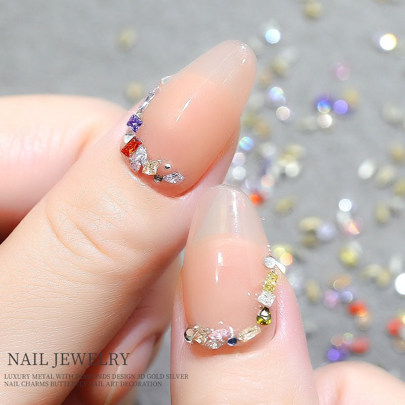 Mini Pointed Zircon Nail Ornament