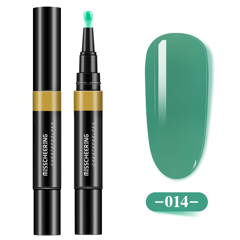 Misscheering One-step Glue Three-in-one Nail Polish Glue Pen Lazy Long-lasting Phototherapy Glue Nail Manicure