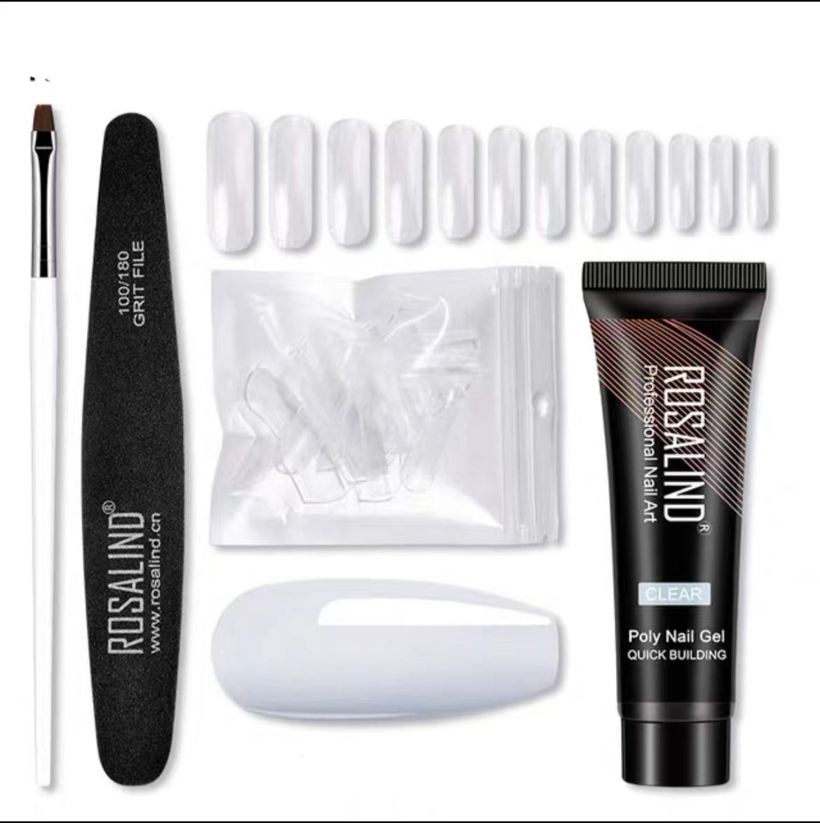Rosalind Extension Gel Polish Kit For Manicure Poly Nail Gel Set For