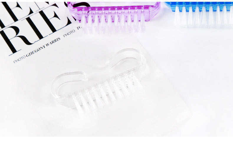 10 Pieces Nail Cleaning Clean Brush Hot sales Tool File Manicure Pedicure Soft Remove Dust Small Angle Clear Tools Sets