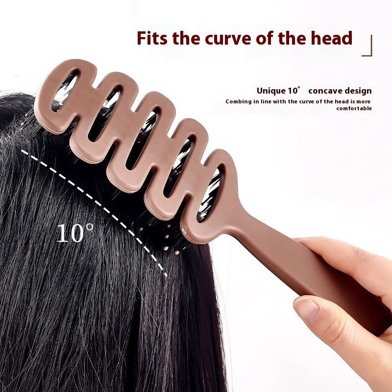 Bunge Pine Cone Pig Bristle Hair Comb Fluffy Pig Bristle Hair Comb Massage Head