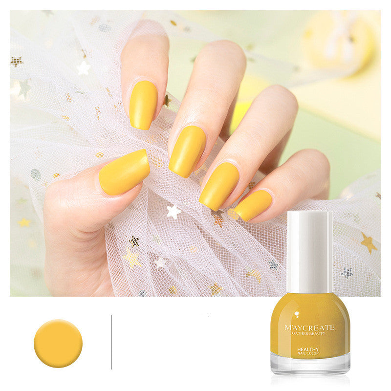 Maycreate Nail Polish Female Long-lasting Tear-free Baking Free Transparent Net Red Summer Nail Polish