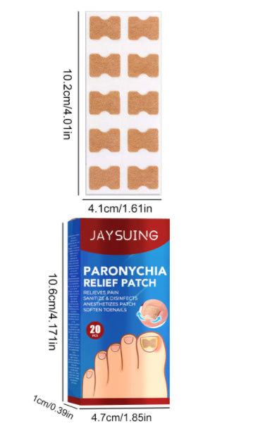 Jaysuing Nail Groove Nursing Adhesive Bandage Repair Thickened Gray Nail Soft Nail Correction