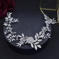 Alloy Leaf Rhinestone Handmade Headband Ladies