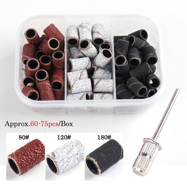 Nail Polishing Circle Nail Tools White