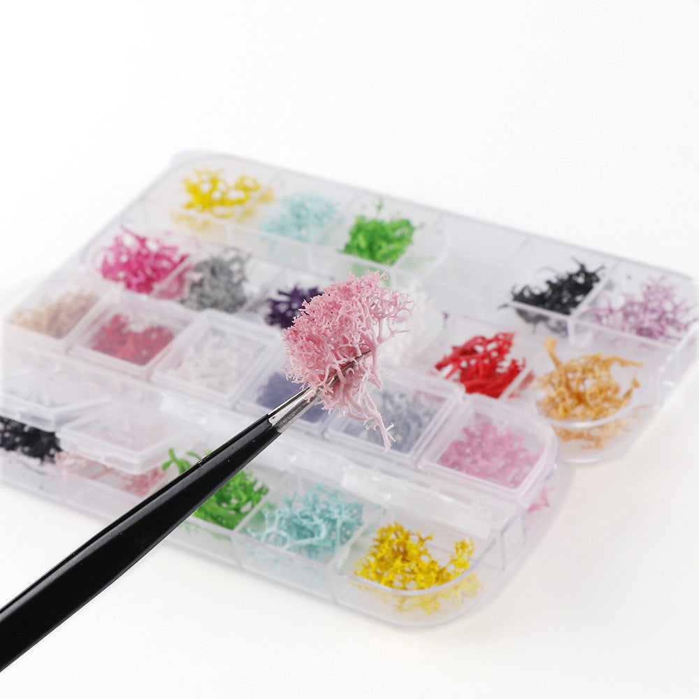 Nail Accessories Handmade DIY Nail Patches With Dried Flowers