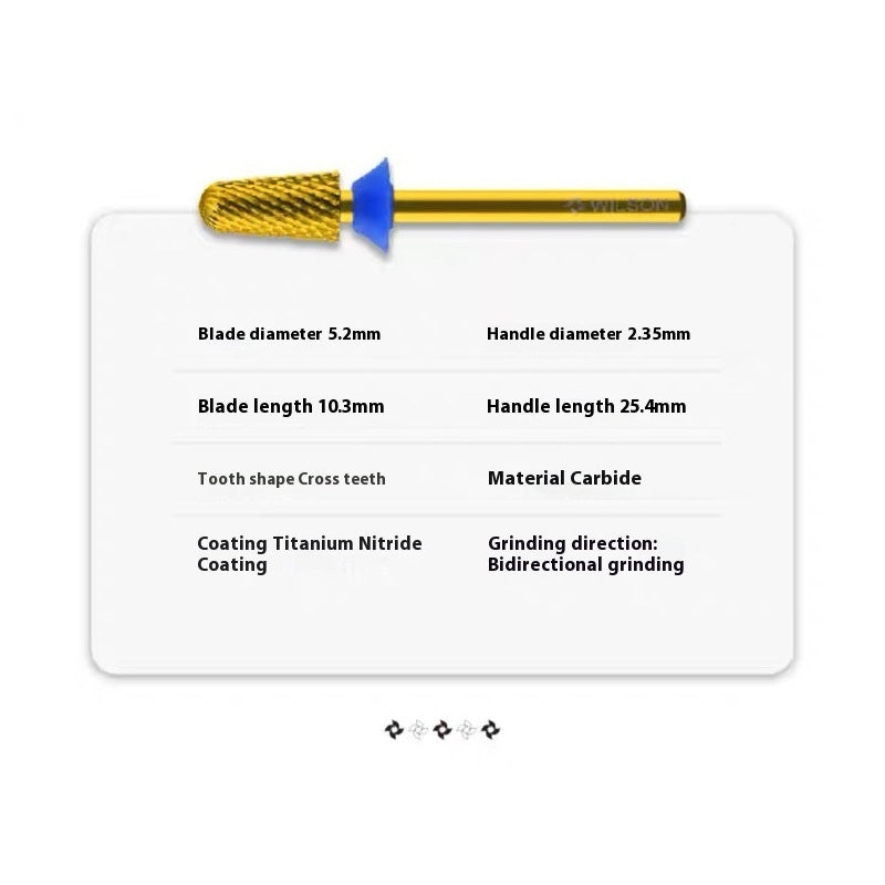 Nail Tungsten Steel Polishing Head Nail Tool