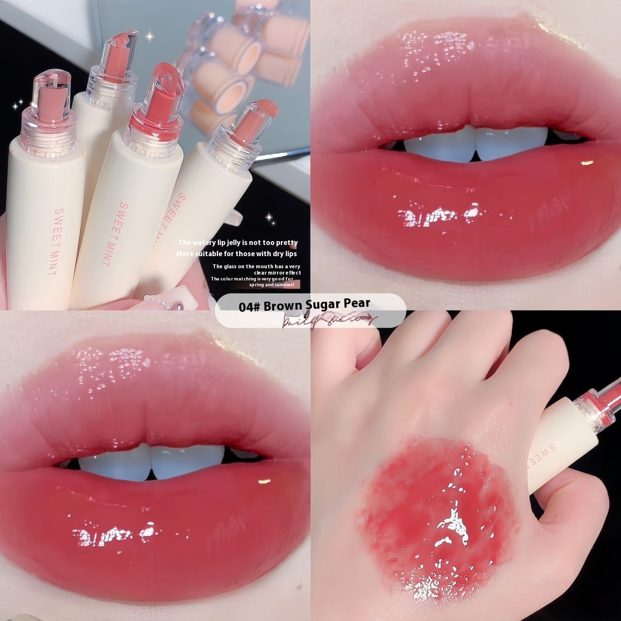 Balm Lip Lacquer Brightening And Moisturizing Easy To Color