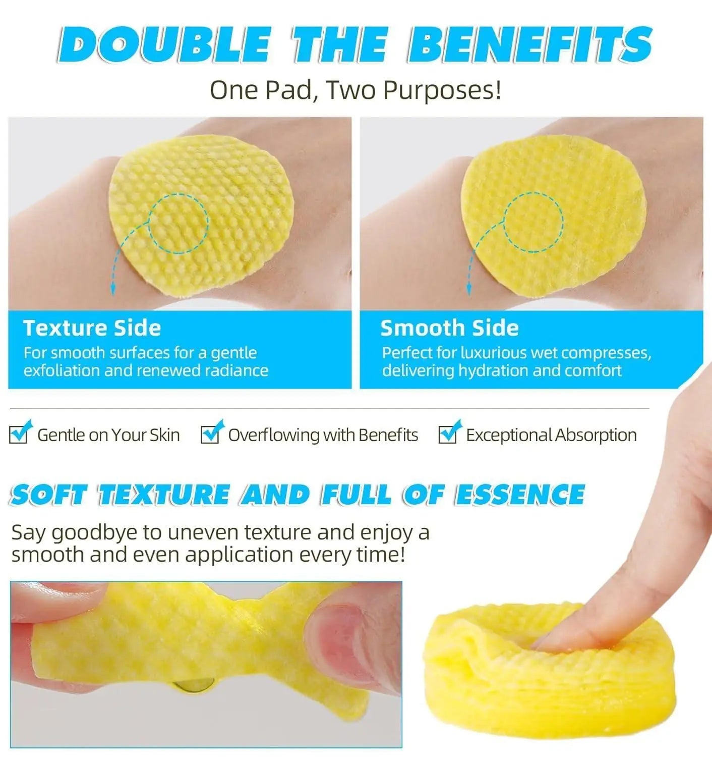 Turmeric Kojic Acid Cleansing Pads (Pack Of 2)