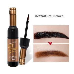 Matte red wine peeling eyebrow cream