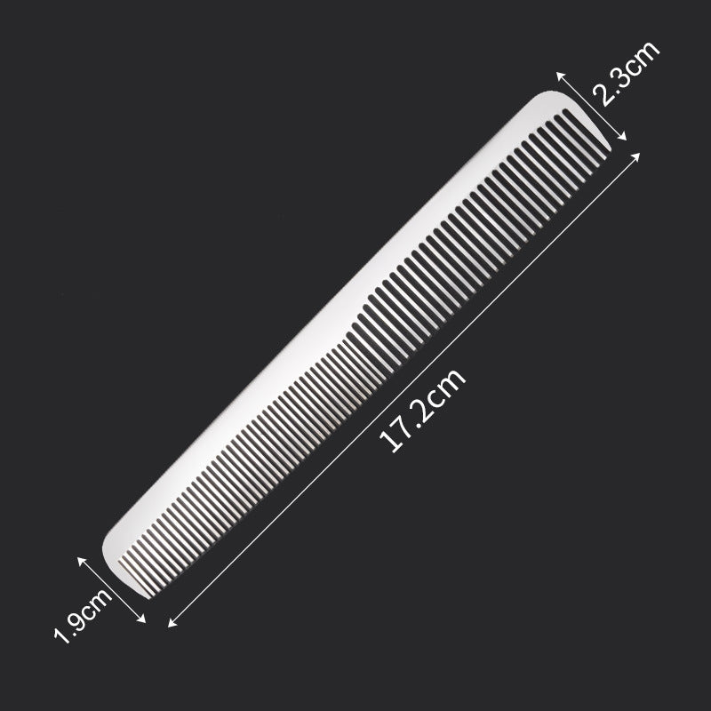 Fine-toothed ultra-thin steel comb for barber shop