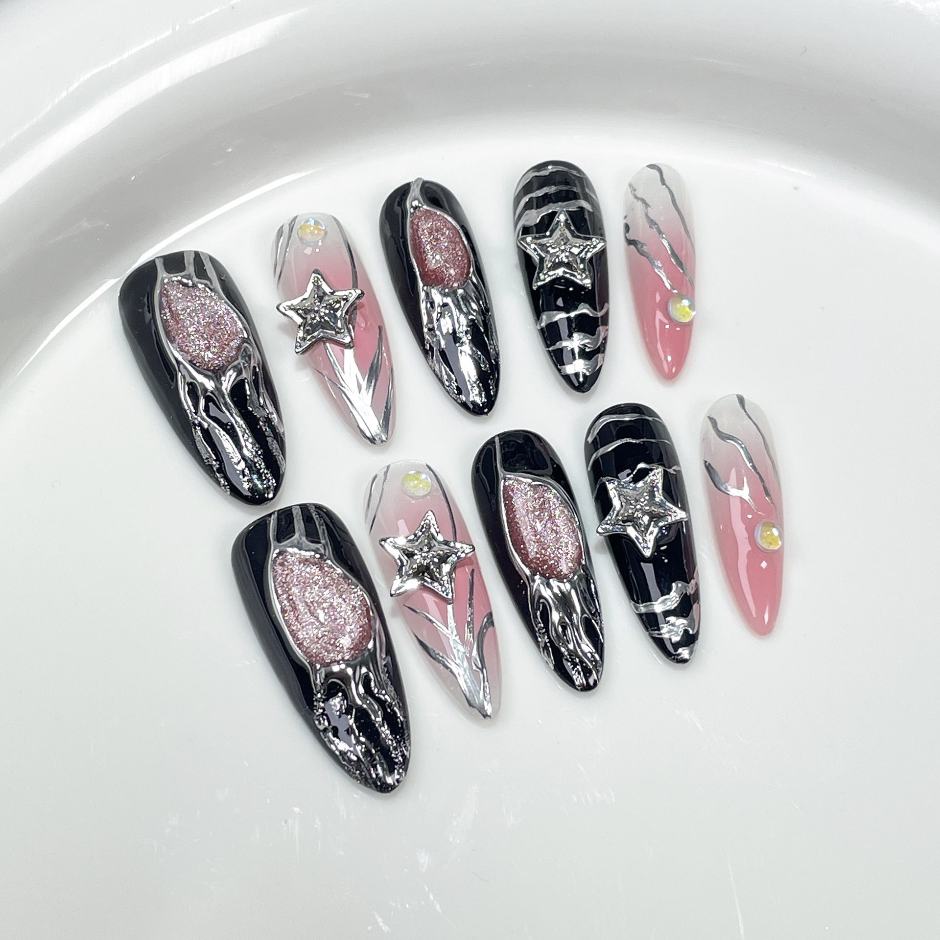 European And American-style Fashionable Nail Stickers That Are Removable