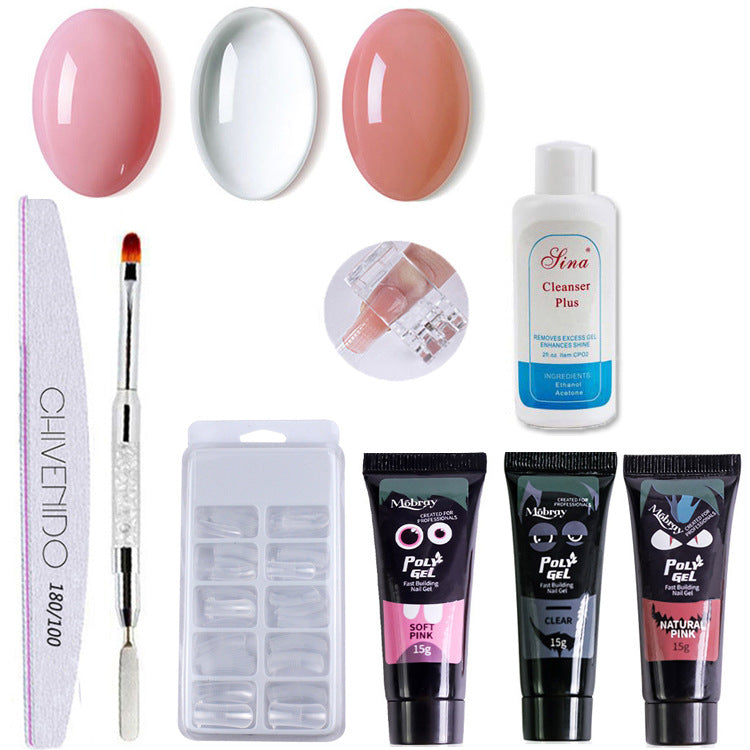 Mobray Nail Art Solid Extension Glue Set