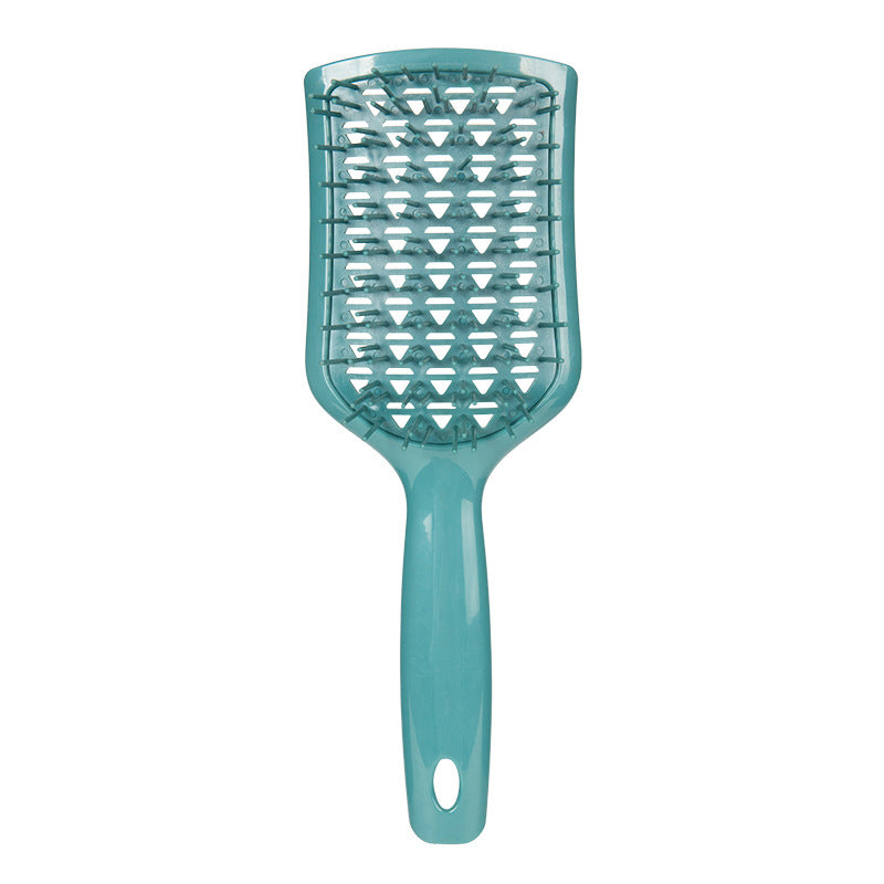Diamond Hollow Shield Comb Hanging Hair Fluffy Comb
