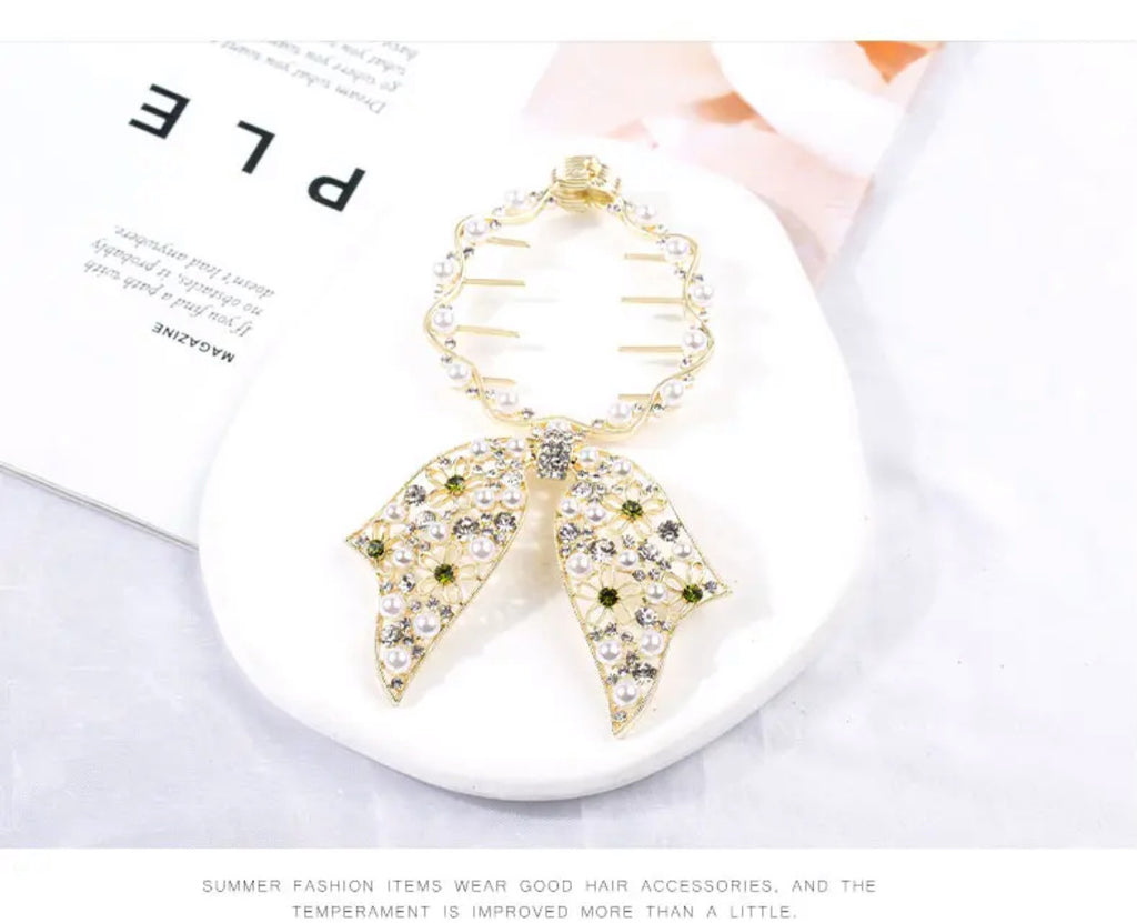 Hair Accessories High-end Romantic Flowers And Butterflies Retro