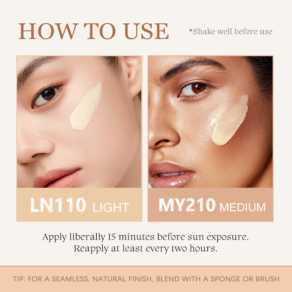 Colored Protective Cream Moisturizing Concealer Foundation