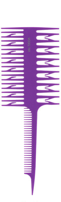 Pointed Tail Art Hair Pick Comb Two Sides Hairdressing Comb Fishbone Hair Tidying