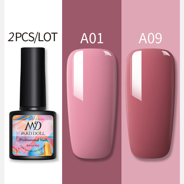 MAD DOL pure color nail polish