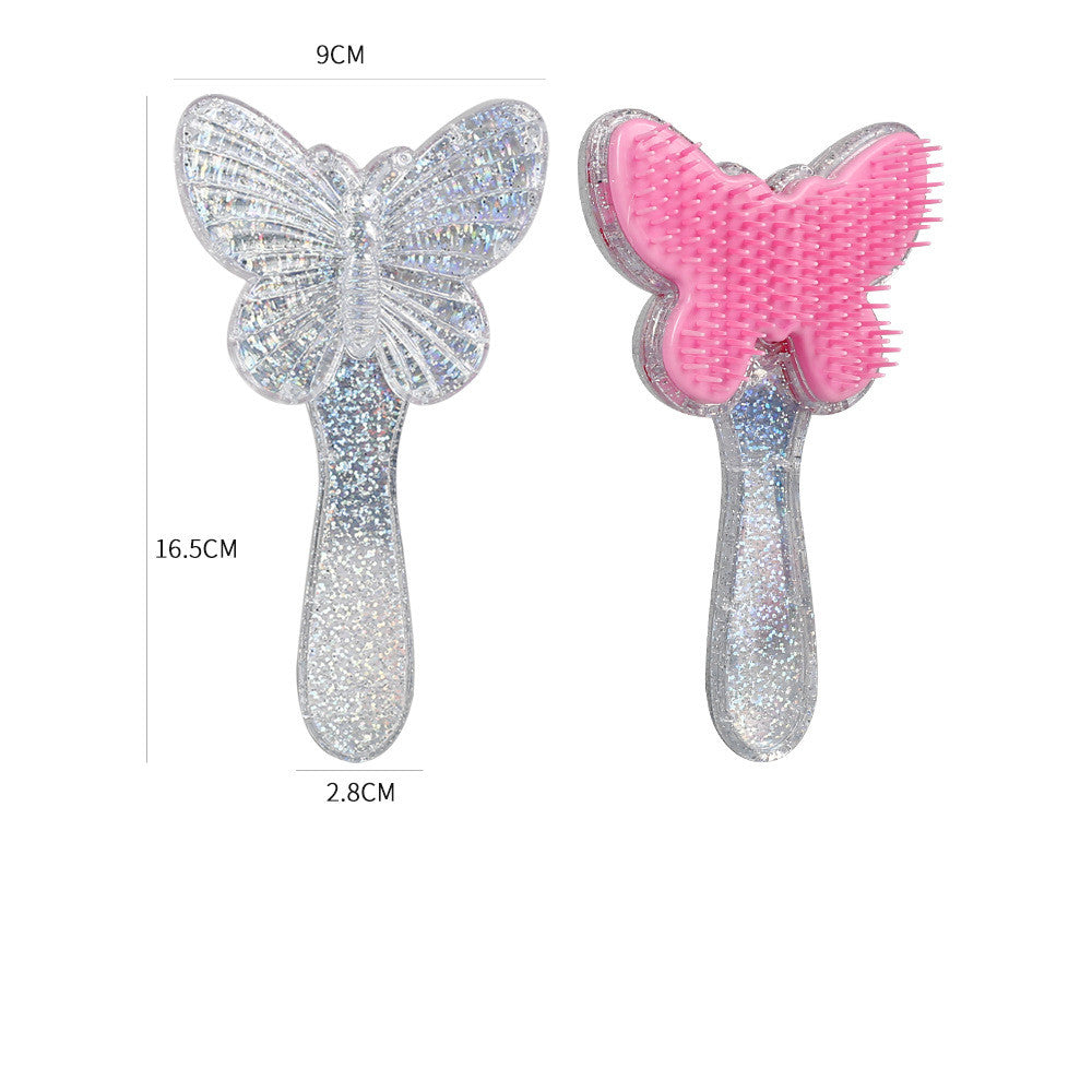 Butterfly Comb Cute Girl Glitter