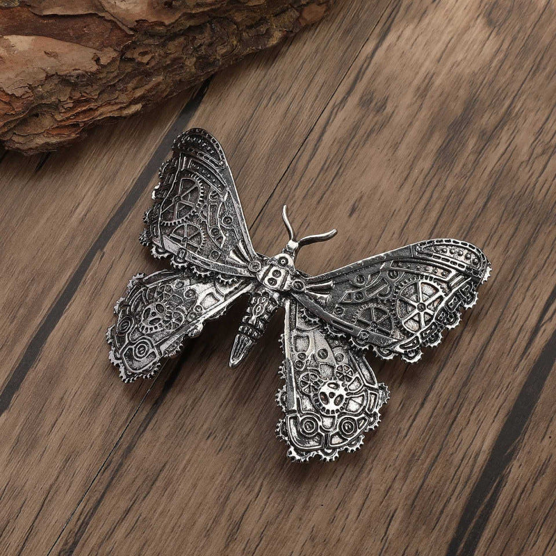 Retro Gothic Mechanical Butterfly Hair Clip
