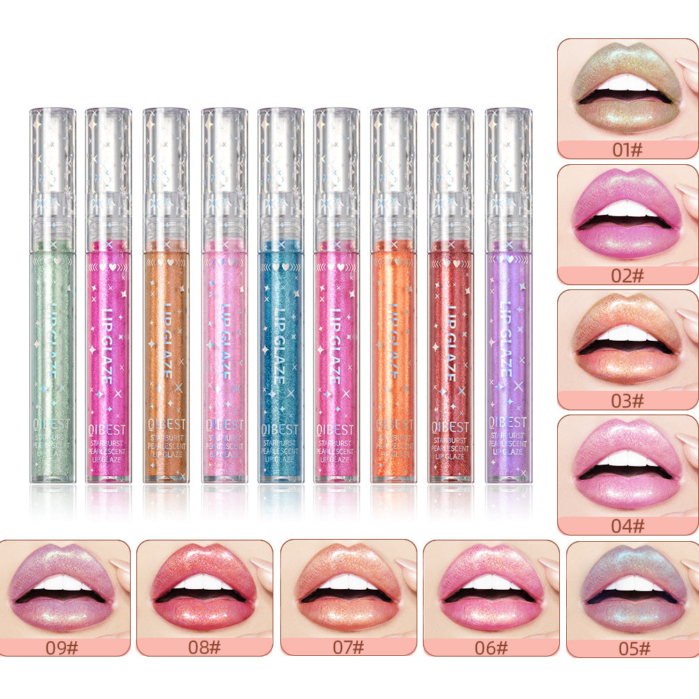 Long-Lasting Moisturizing People Mermaid Lip Lacquer Colorful