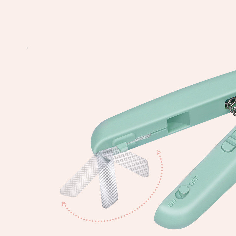 Led Light Cat Blood-proof Nail Polisher