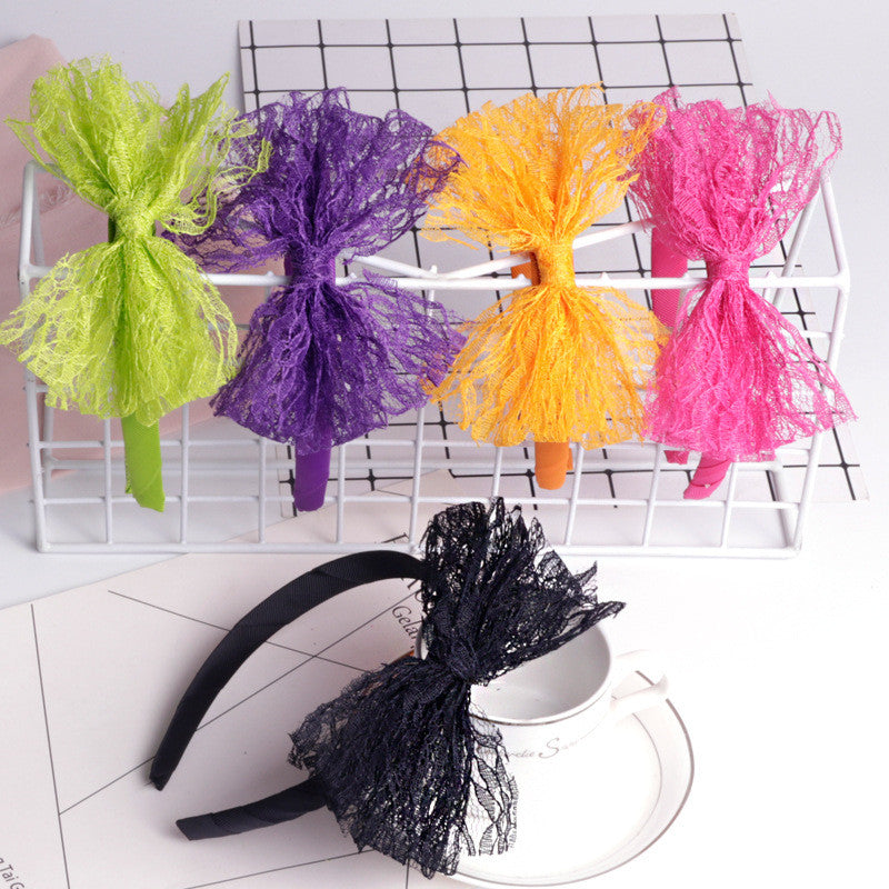Red Cartoon Headdress Bow Headband