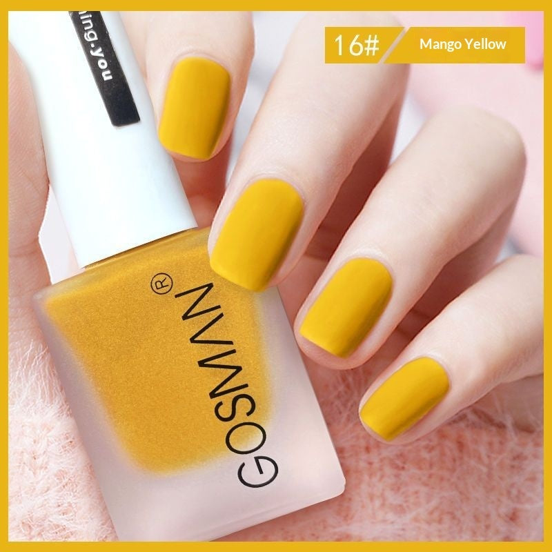 Gosman Quick-dry Matte Nail Polish, Non-peel