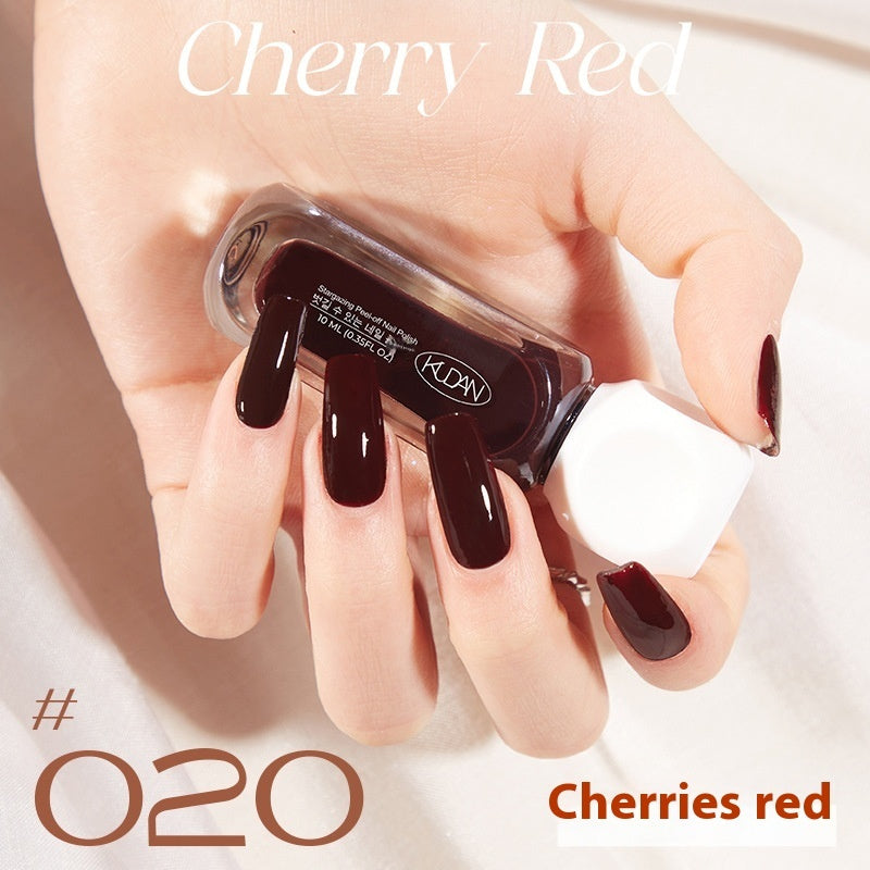 Kudan Water-based Nail Polish Peelable Quick-drying Baking-free Long-lasting Summer Macaron Popular Color