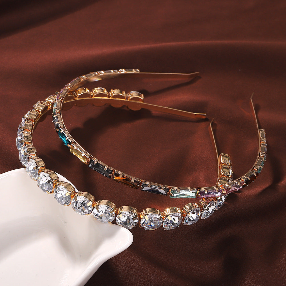 New Popular Geometric Crystal Luxury Bridal Headwear