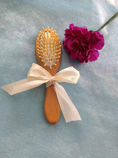 Laser Engraved  Wool Wood Comb