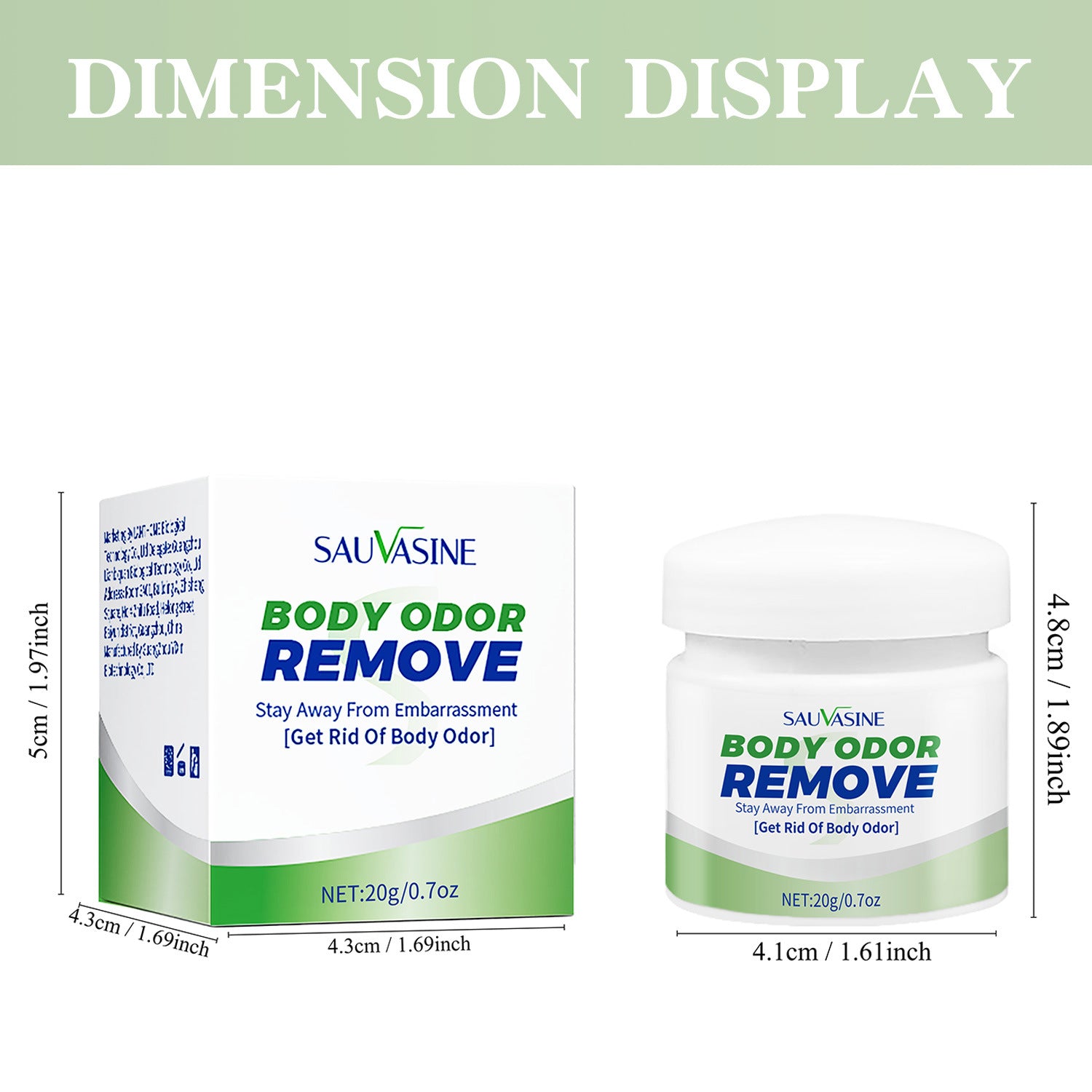 Body Care Body Odor Cream 20g
