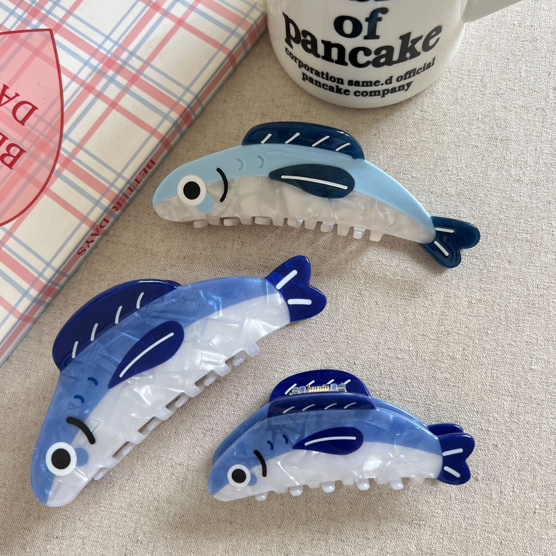 High-end Hair Claw French Cute Cartoon Back Clip All-matching